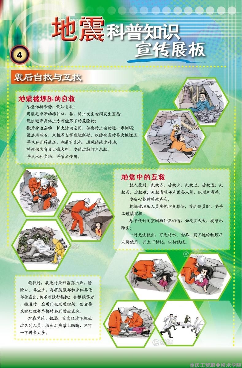 科普园地——地震来了应该怎么办？